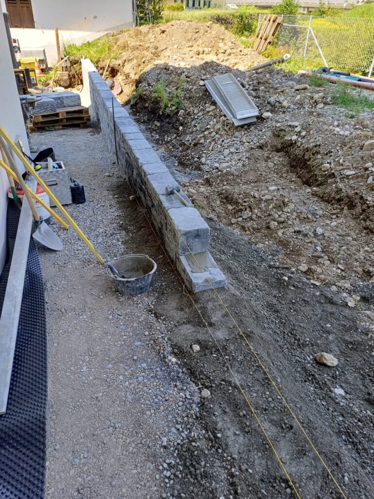 Erstellen von Mauerwerk